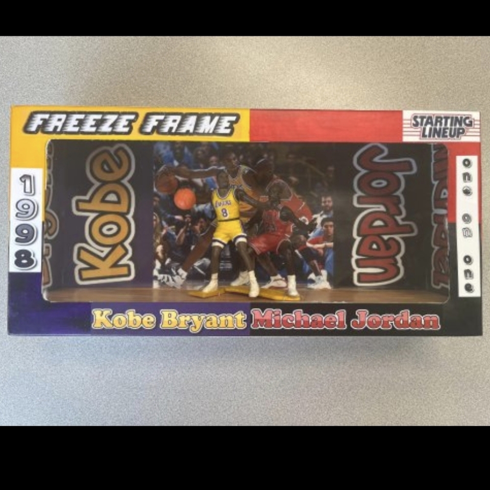 Starting Lineup Freeze Frame Kobe Bryant Michael Jordan Set
